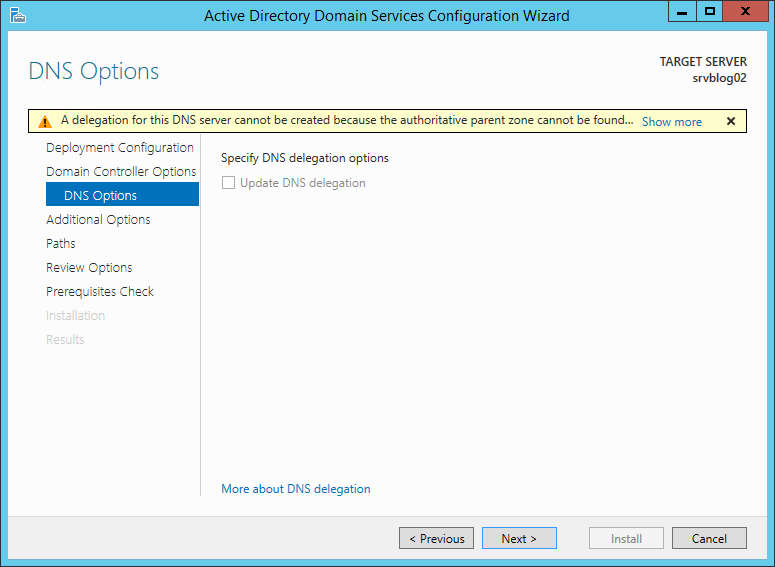 How Does Active Directory Update Dns Delegation