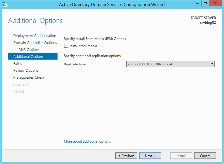 How to add a Backup Domain Controller to an existing Active Directory Domain