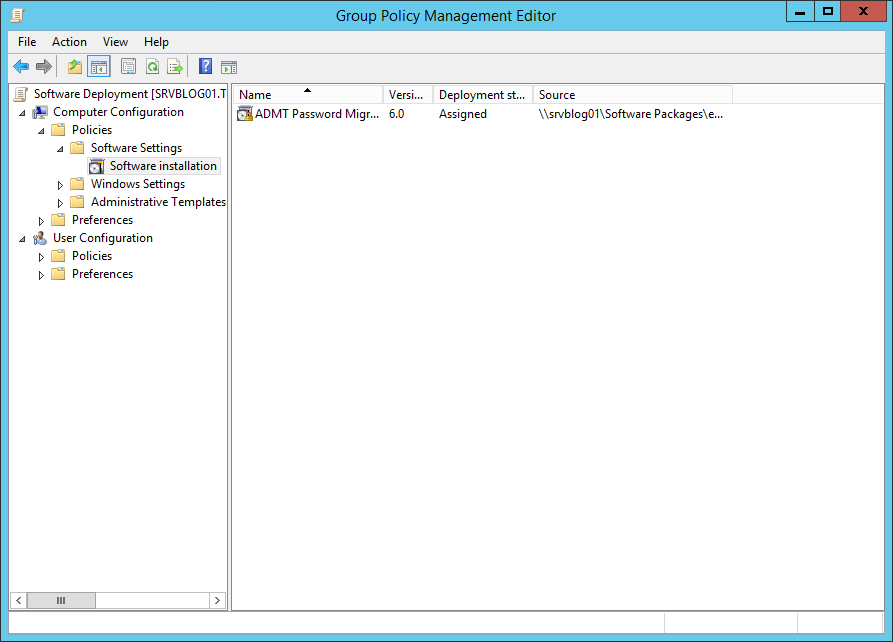 How to deploy software packages via GPO