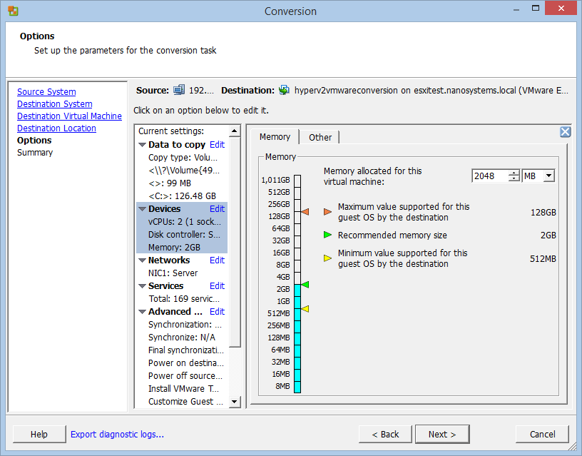 How to: Hyper-V to ESXi (vSphere) VM conversion