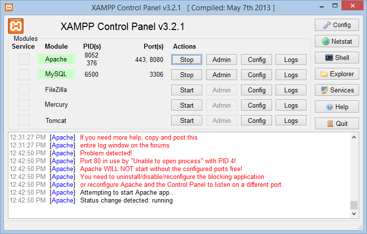 Install and use XAMPP to test websites