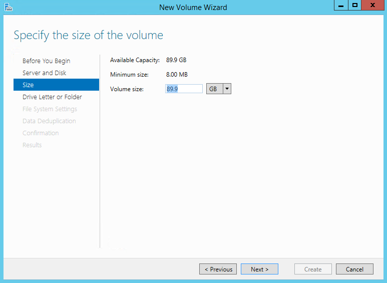 Storage Spaces on Windows Server 2012