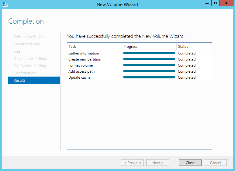 Storage Spaces on Windows Server 2012