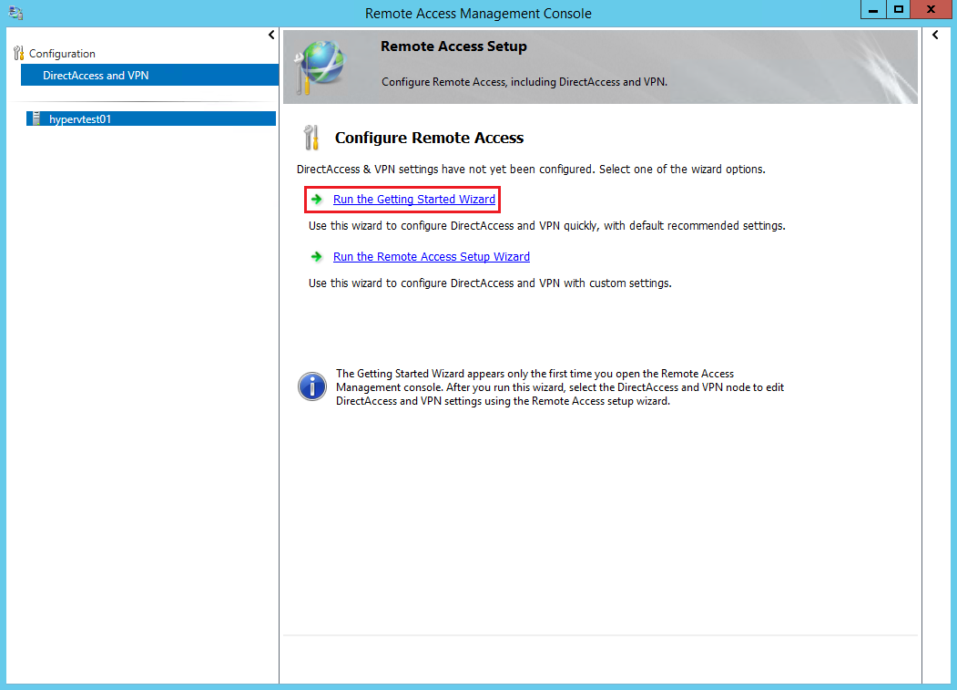 How to install a VPN on Windows 2012 R2