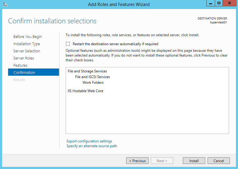 Set up a Work Folder Sync Share on Windows Server 2012 R2