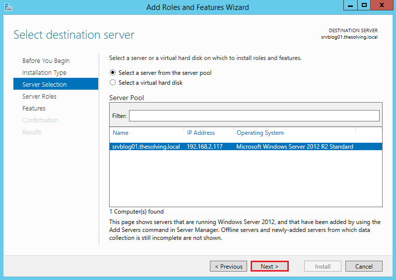 Отключить iis windows server 2012