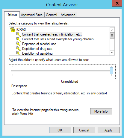 Active Directory: how to restrict sites in IE 10 and IE 11 with a Group Policy