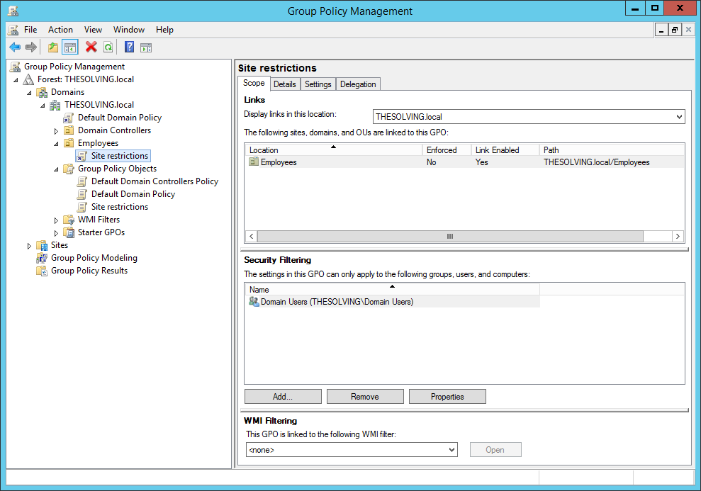 Active Directory Restrict Sites In Ie 10 11 With A Group Policy