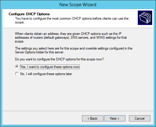 How to configure a multiscope DHCP server to work with VLANs
