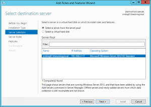 How To Install The Windows Server Essentials Dashboard