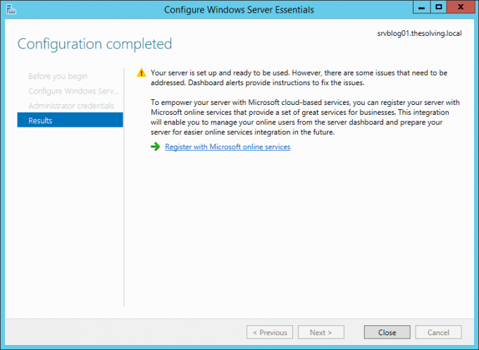 How To Install The Windows Server Essentials Dashboard