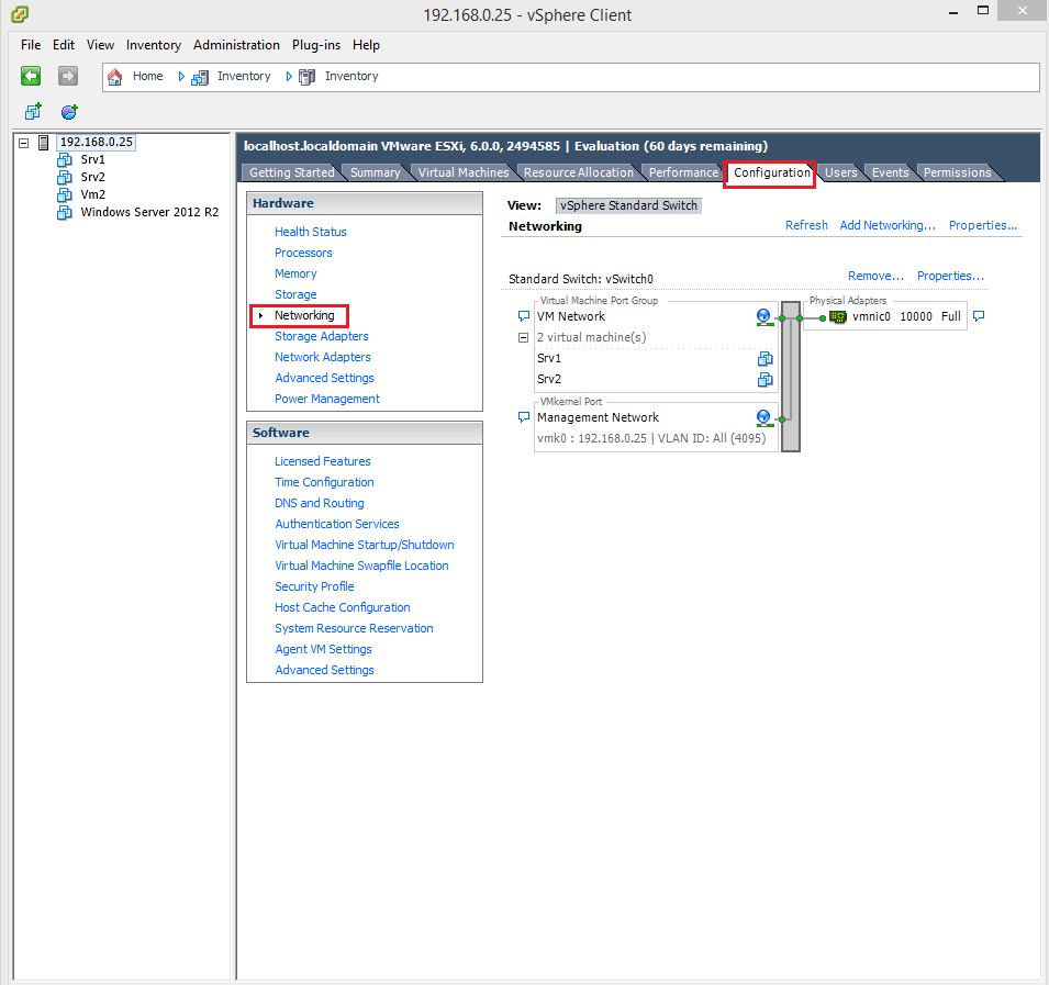 vsphere client assign ip address to virtual machine