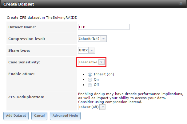 How to configure an FTP server on FreeNAS