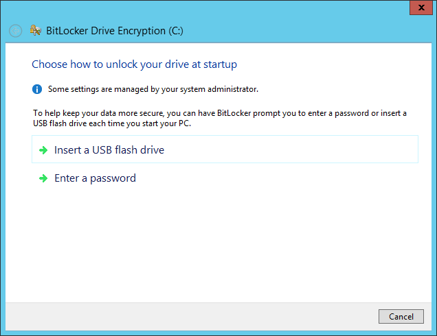 How to enable BitLocker on Windows Server 2012 R2