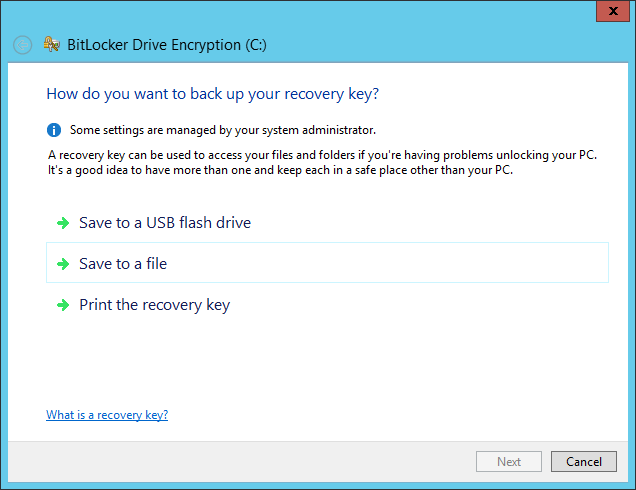 How to enable BitLocker on Windows Server 2012 R2