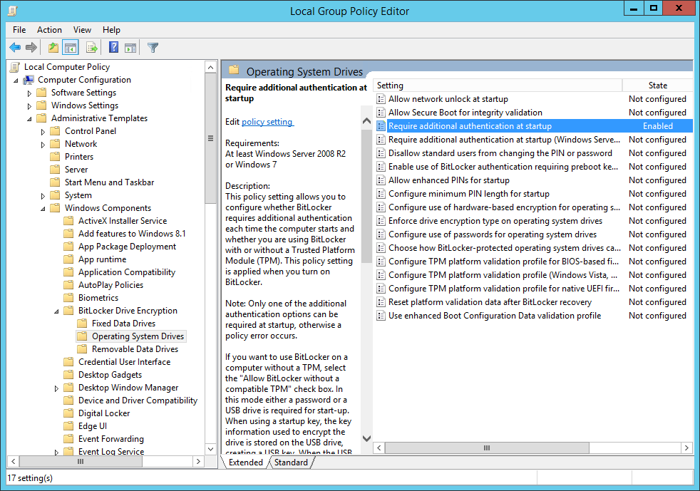 How To Enable Bitlocker On Windows Server 2012 R2 6395