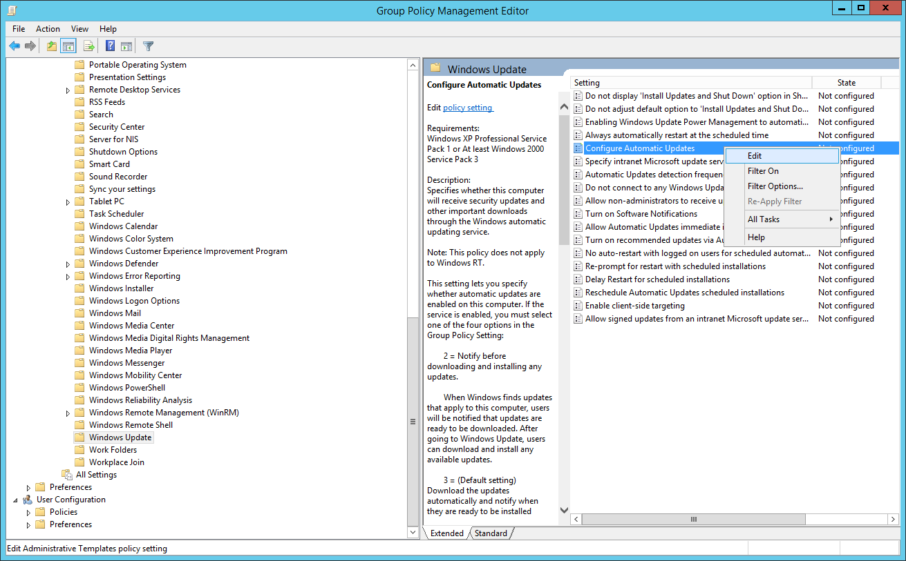 Install and configure Windows Server Update Services (WSUS)