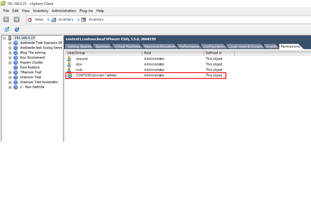 How to add an ESXi Host to Active Directory