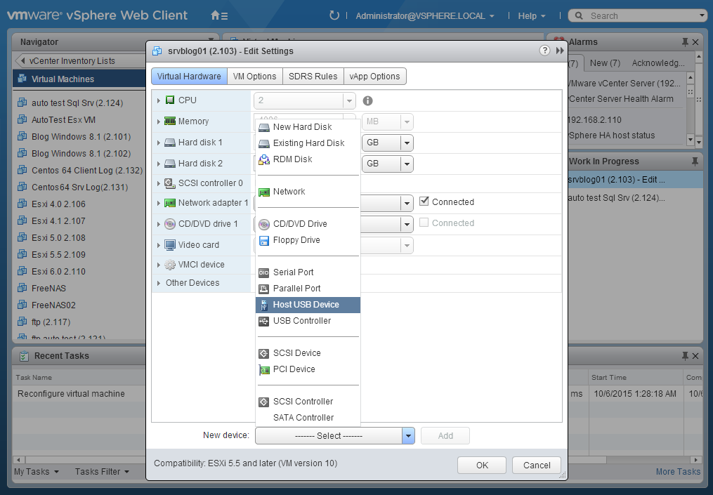 install vmware esxi 6.7 via usb