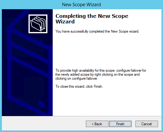  Cómo configurar la conmutación por error Dhcp en Windows Server 2012 R2