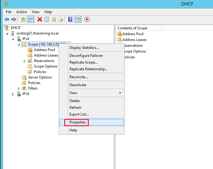 het configureren van Dhcp Failover op Windows Server 2012 R2