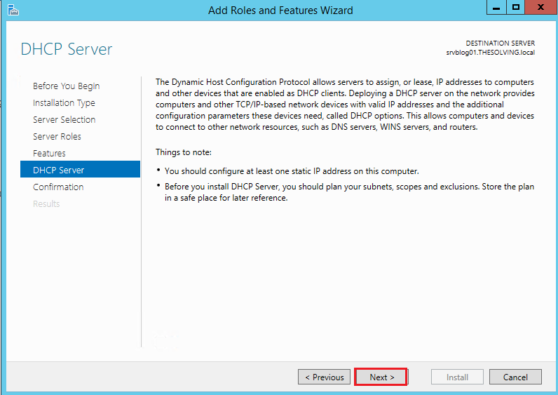 Cómo configurar la conmutación por error Dhcp en Windows Server 2012 R2