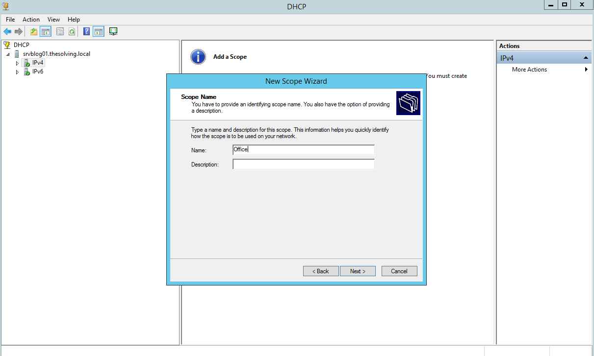 Come configurare il failover Dhcp su Windows Server 2012 R2